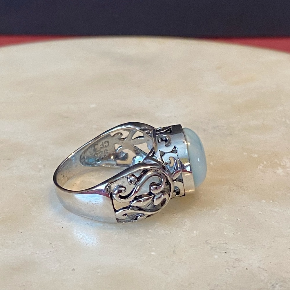 NWOT LARIMAR STERLING RING - Picture 6 of 13